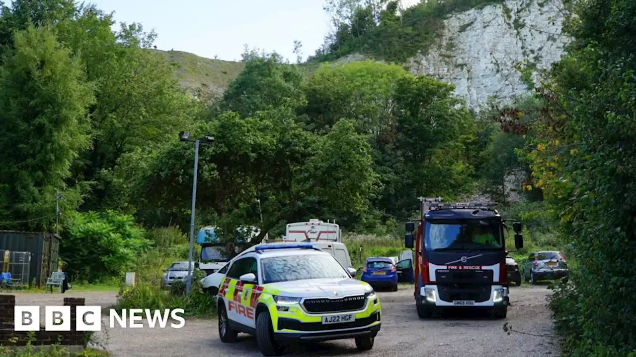 Two children rescued after Lewes cliff fall