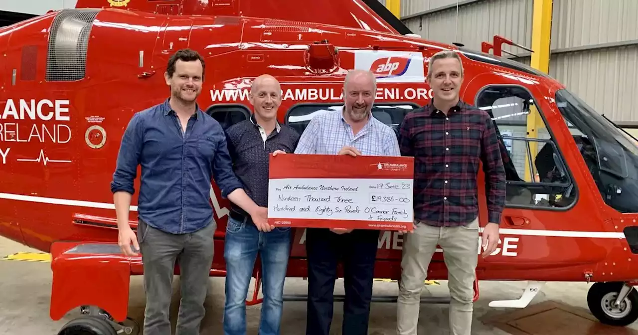 Trio fund Air Ambulance for three days after charity helps farmer