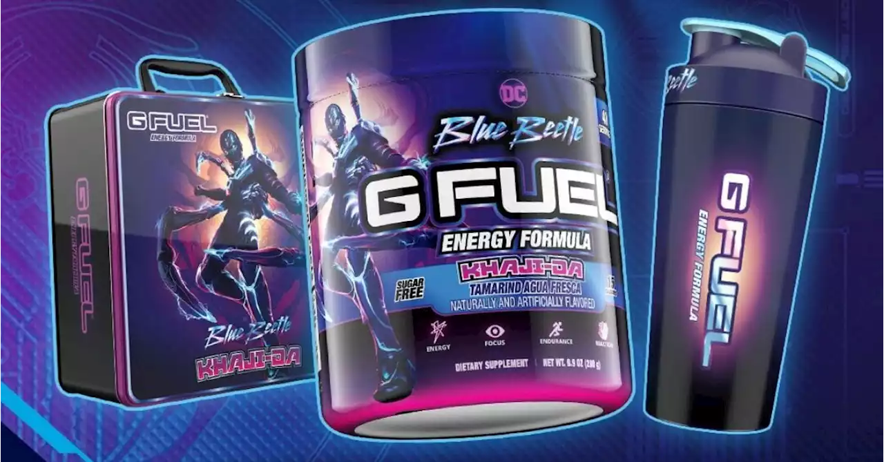 Taste the Power of Blue Beetle with G FUEL’s New Flavor: Khaji-Da