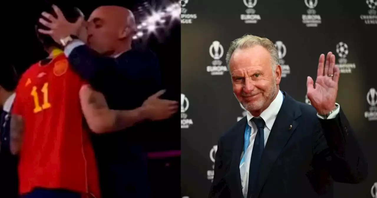 Rummenigge considera 'normal' el beso de Rubiales a Jenni Hermoso