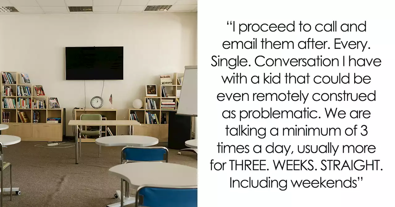 Teacher Scolded For Not Reporting A Rumor At School, Starts Calling The Principal About Everything