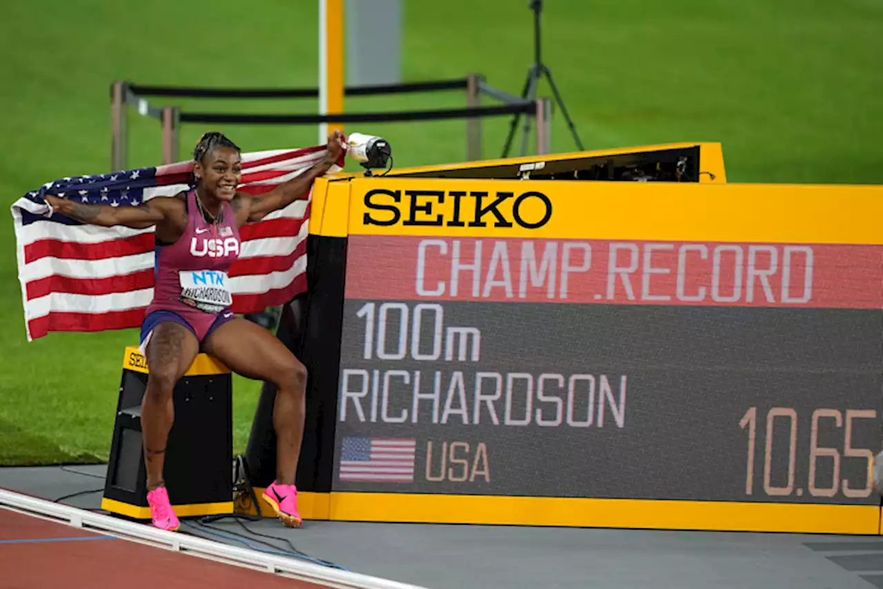 Sha’Carri Richardson caps comeback by winning 100-meter title at worlds