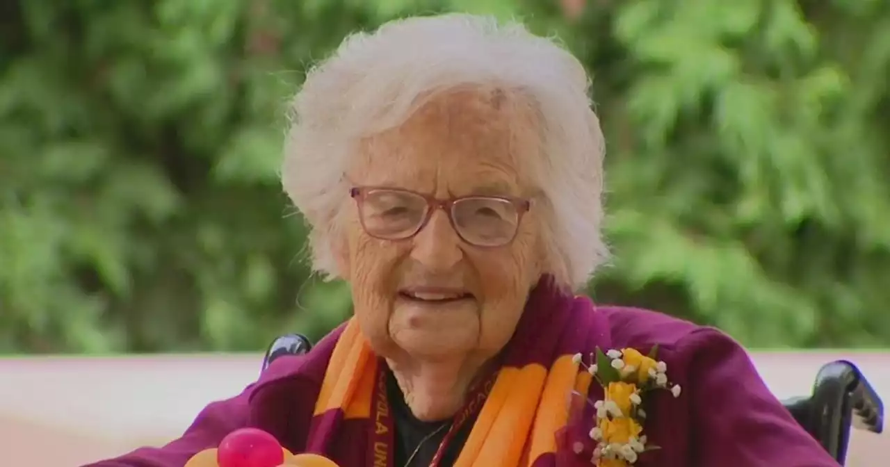 Loyola University's Sister Jean celebrates 104th birthday