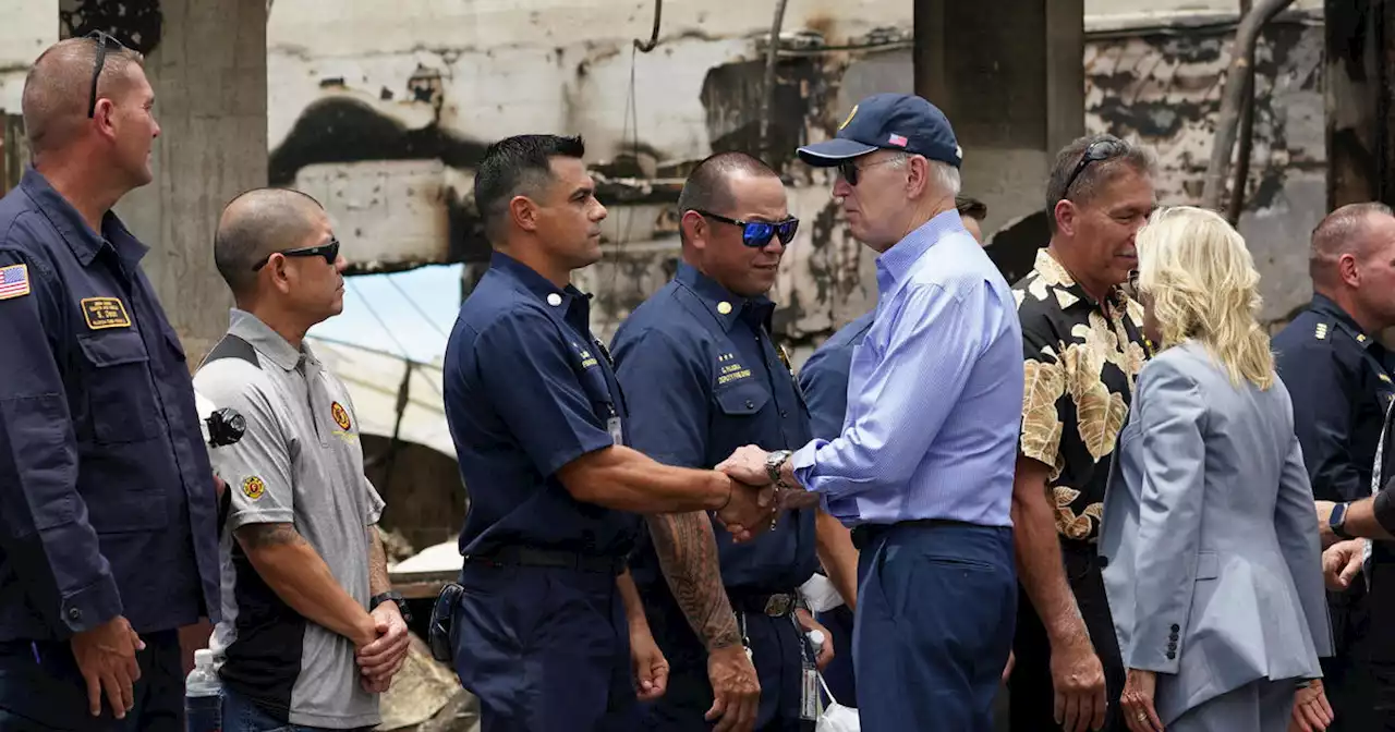 Biden returns from Maui after viewing Lahaina wildfire devastation