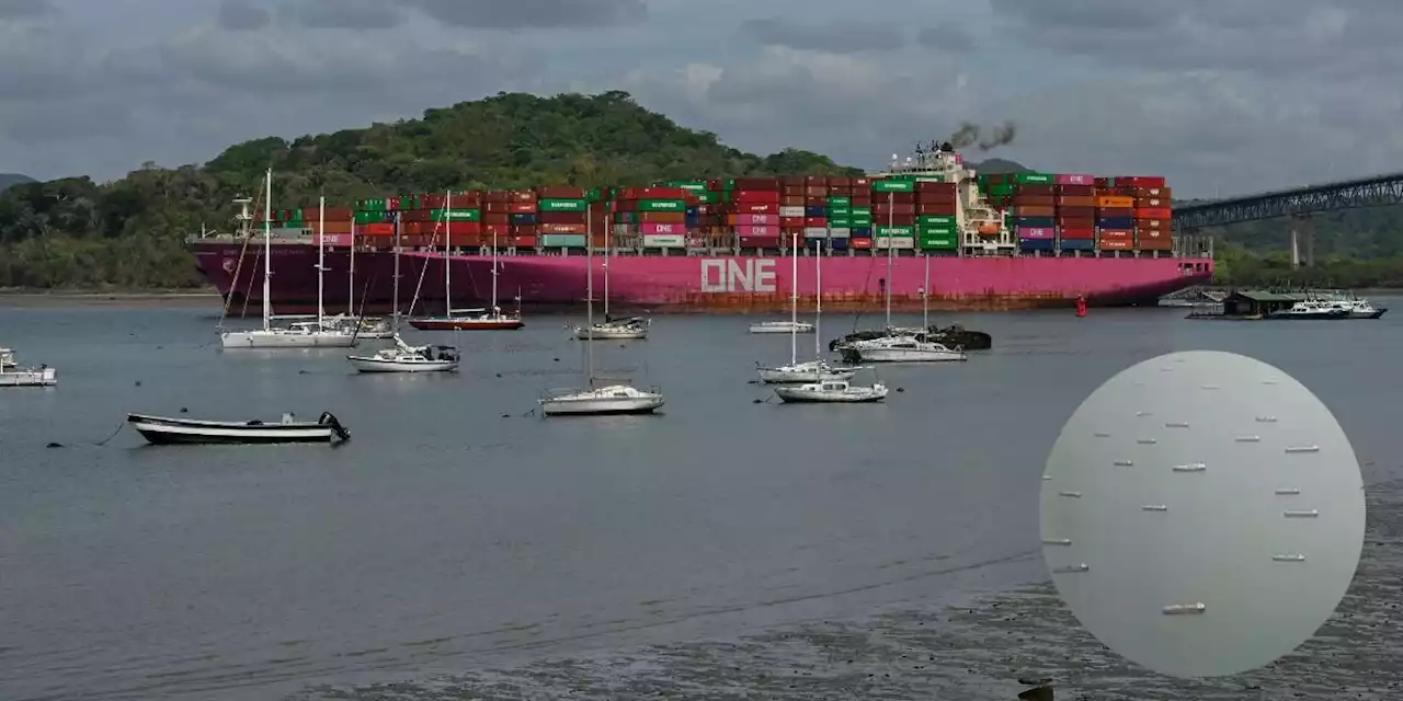 Sequía extrema en el Canal de Panamá: Impresionantes imágenes de buques atrapados