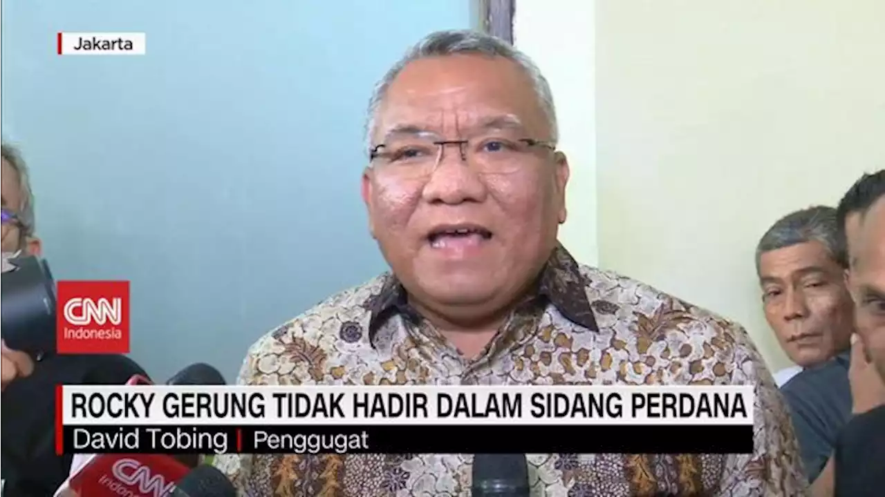 VIDEO: Rocky Gerung Tak Hadir Sidang Perdana Gugatan Menghina Presiden