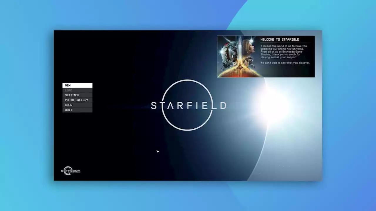 Is the Starfield start screen design really that bad?