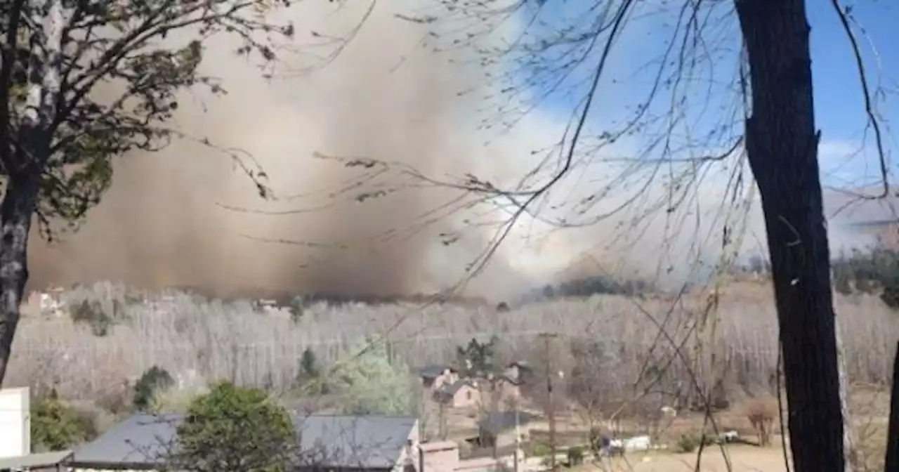 Incendios en C�rdoba: combaten varios focos, ya hay evacuados y casas afectadas