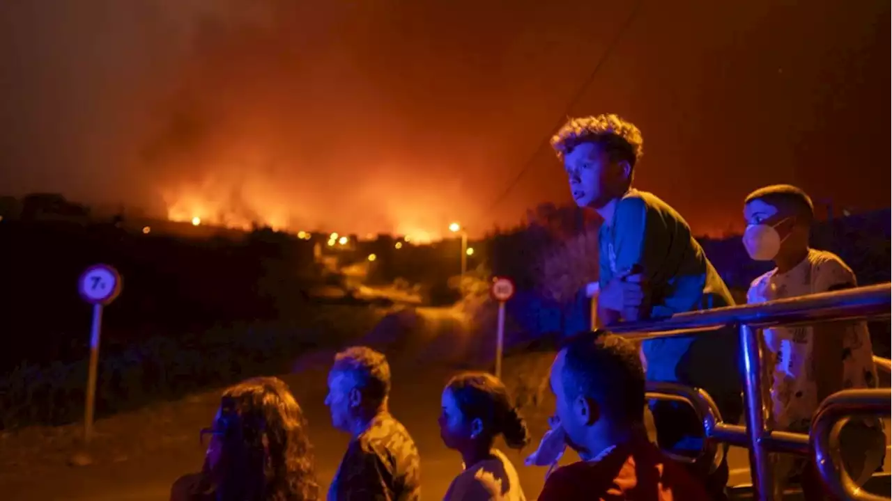 Major wildfires in Greece, Spain's island of Tenerife burn out of control, prompting evacuations