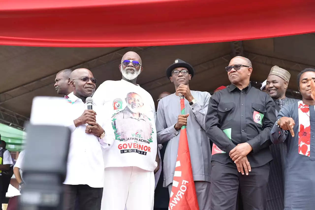 Obi, Otti, Abure, others storm Imo for Achonu's campaign flag off