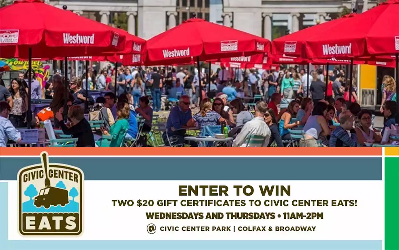 Enter to win two $20 gift certificates to Civic Center Eats!