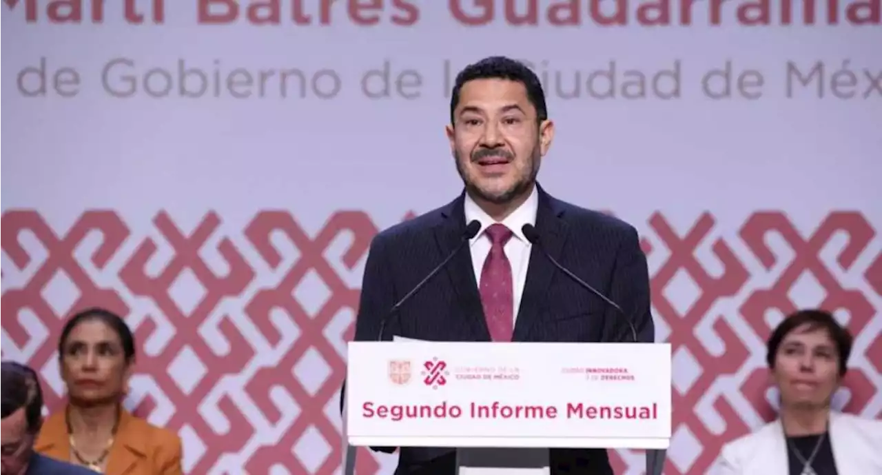 Estrategia social de la 4T funciona y da resultados: Martí Batres en informe por dos meses de gobierno