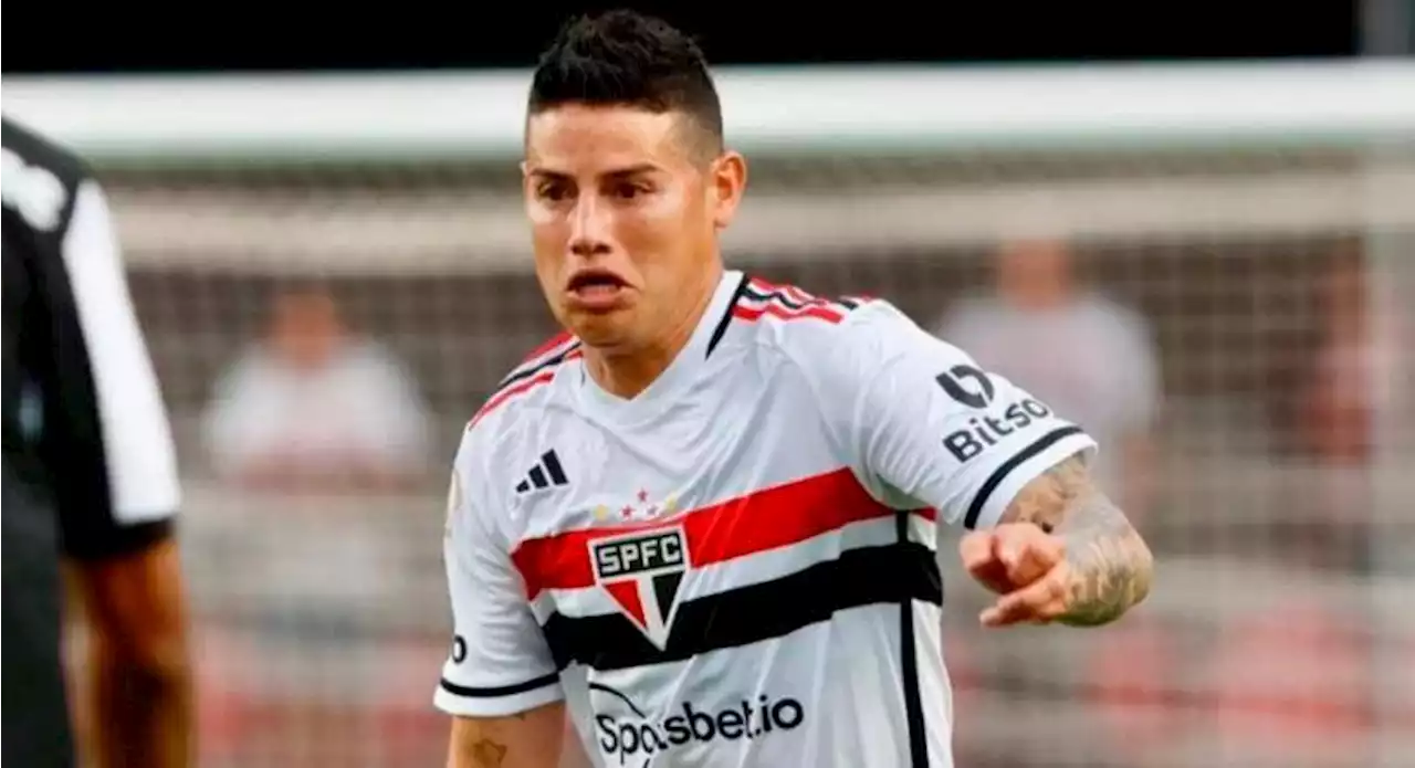 James ya fue inscrito y jugará con Sao Paulo los cuartos de final de la Copa Sudamericana