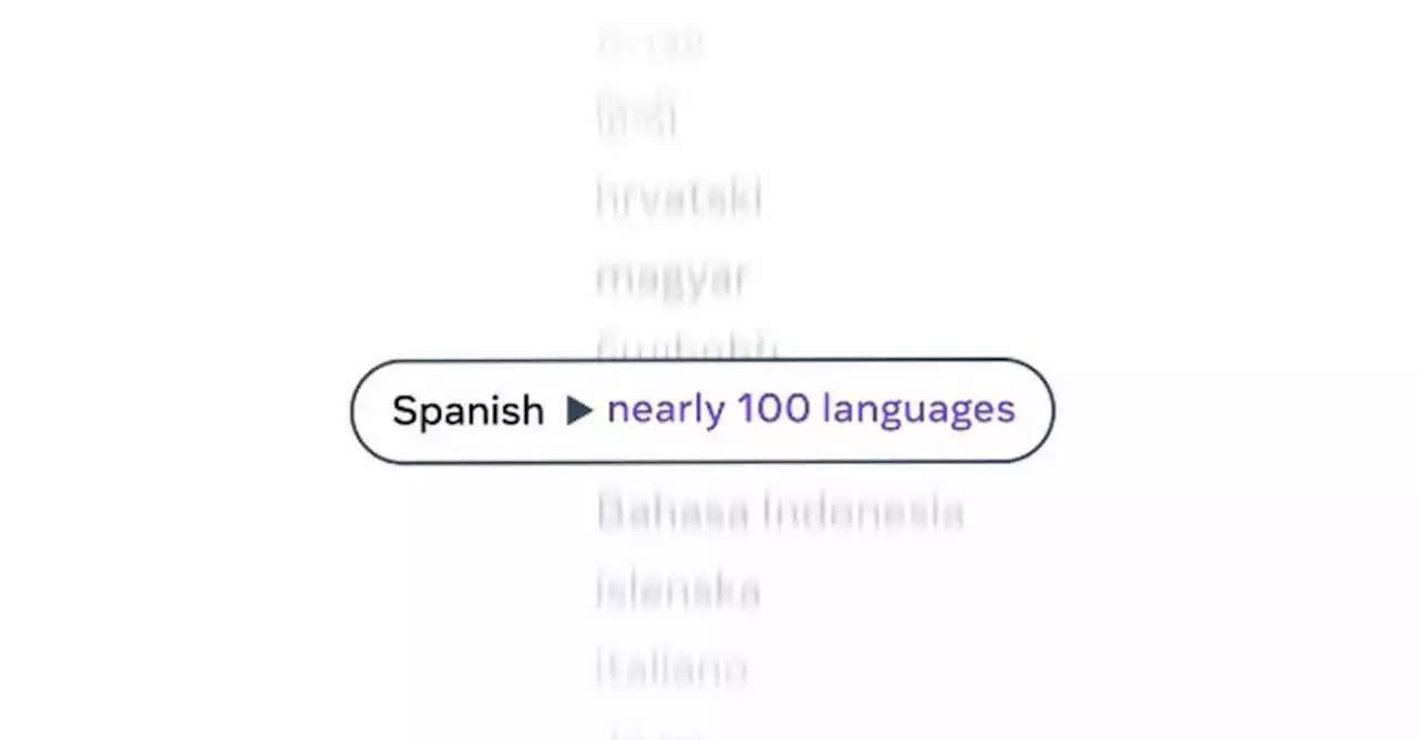 La nueva Inteligencia Artificial de Meta que traduce y transcribe hasta 100 idiomas