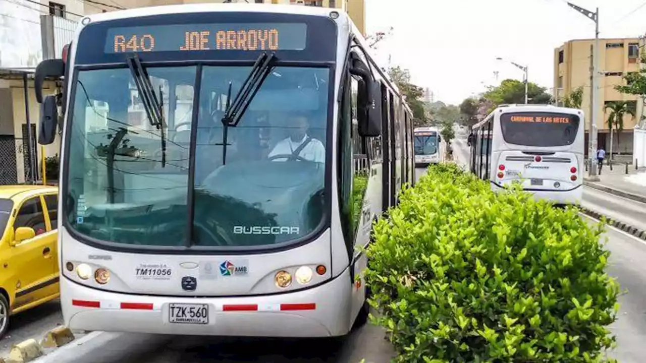 Desvíos de dos rutas de Transmetro por alteración de orden público en Soledad