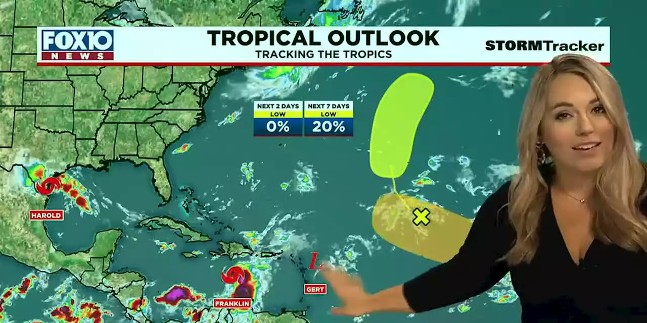 We’re monitoring five areas in the Atlantic