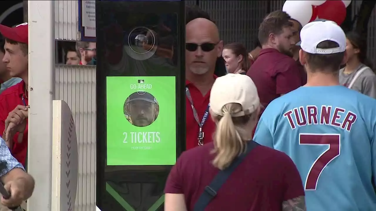 Phillies fans enter Citizens Bank Park using MLB's new 'facial authentication' ticket service