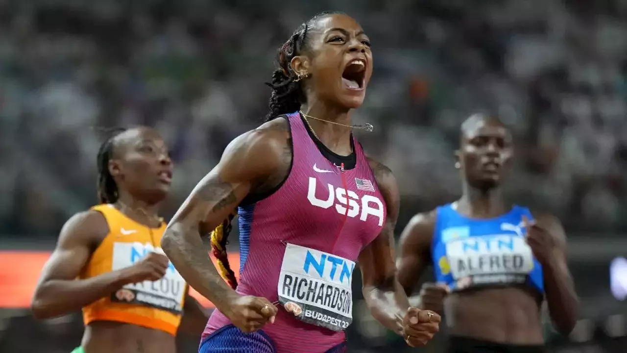 Dallas native Sha'Carri Richardson wins gold in women's 100meter race