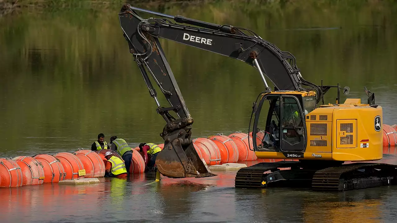 Federal judge to decide whether Texas can keep floating barrier on US-Mexico border