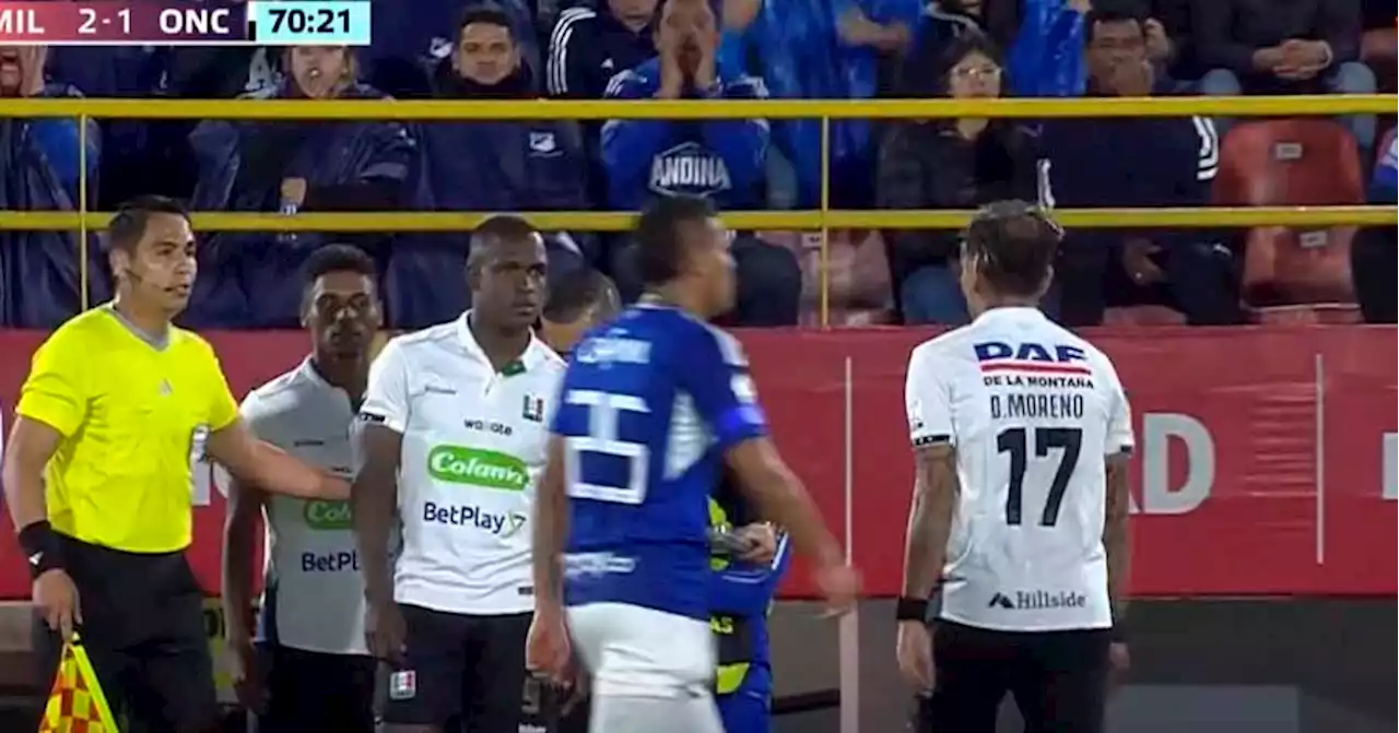 Dayro Moreno: de los 34 goles con Millonarios a la silbatina de la hinchada albiazul