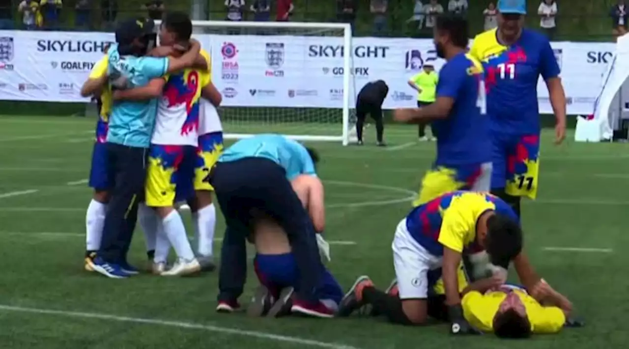 Selección Colombia avanzó a semifinales del Mundial de fútbol para ciegos