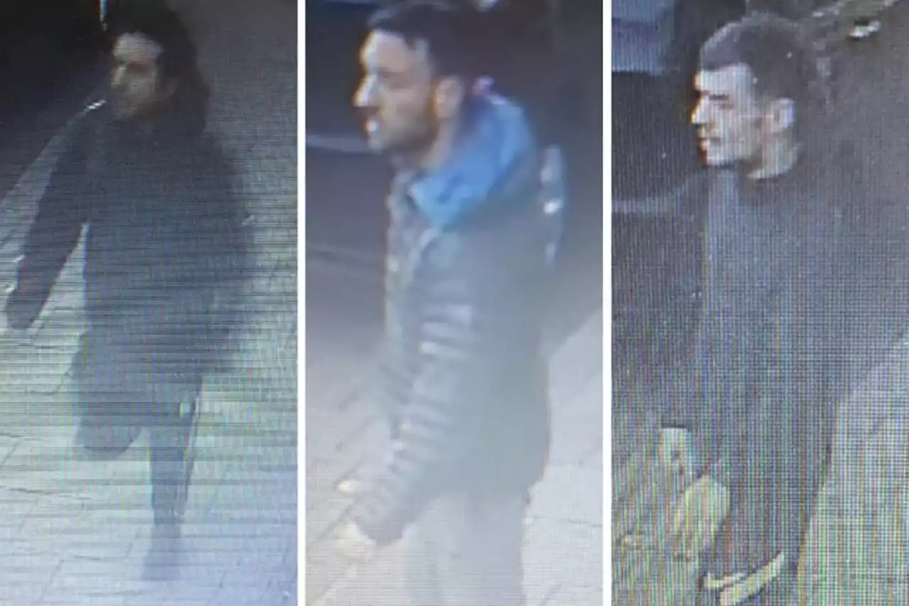 Cops want to speak to these three men after incident in Glasgow street