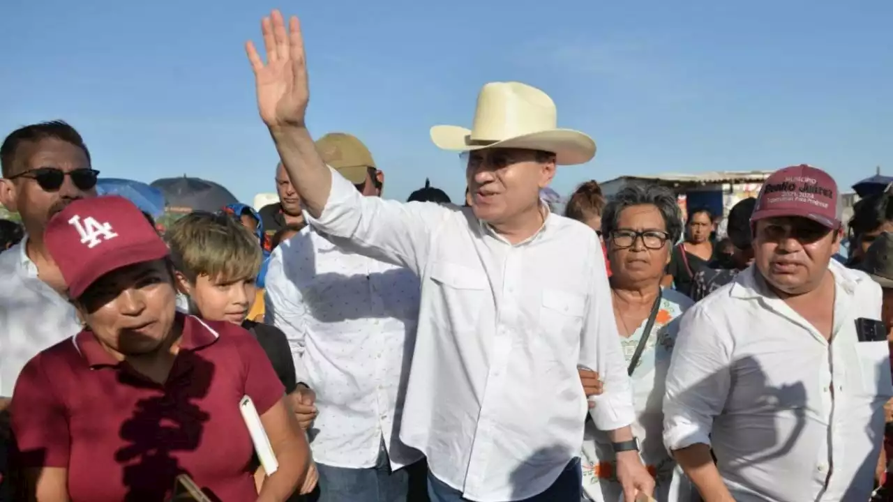 Alfonso Durazo supervisa zonas afectadas por el paso del huracán Hilary en Sonora