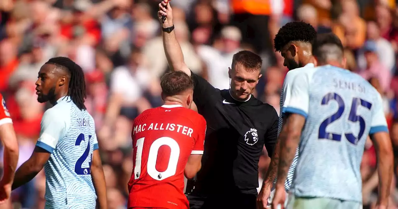 Liverpool’s Alexis Mac Allister has red card against Bournemouth overturned