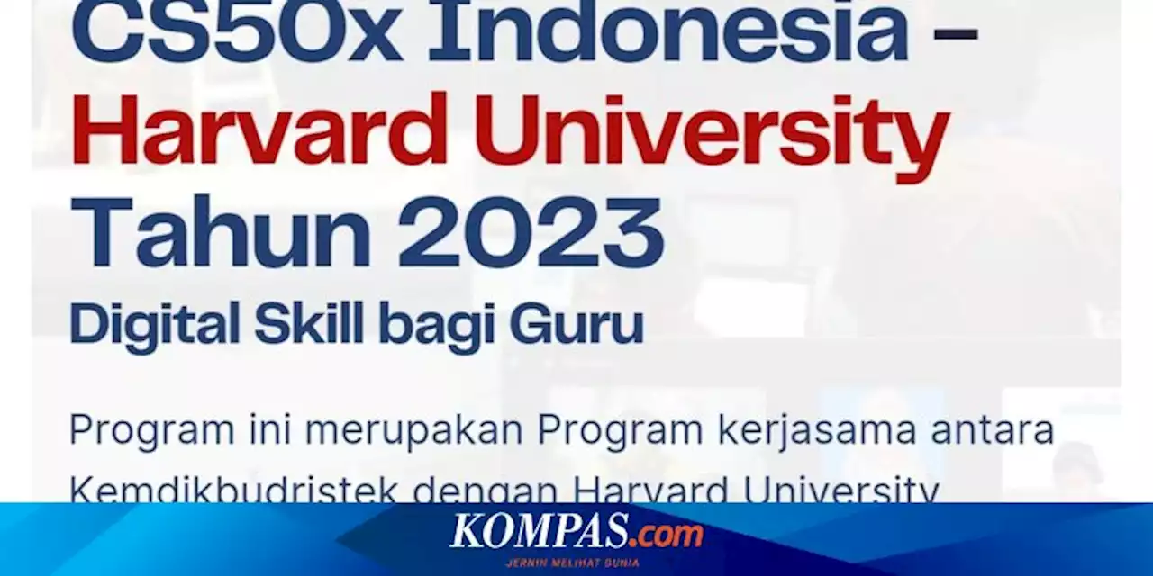 Kemendikbud-Harvard Gelar Pelatihan Digital bagi Guru, Segera Daftar