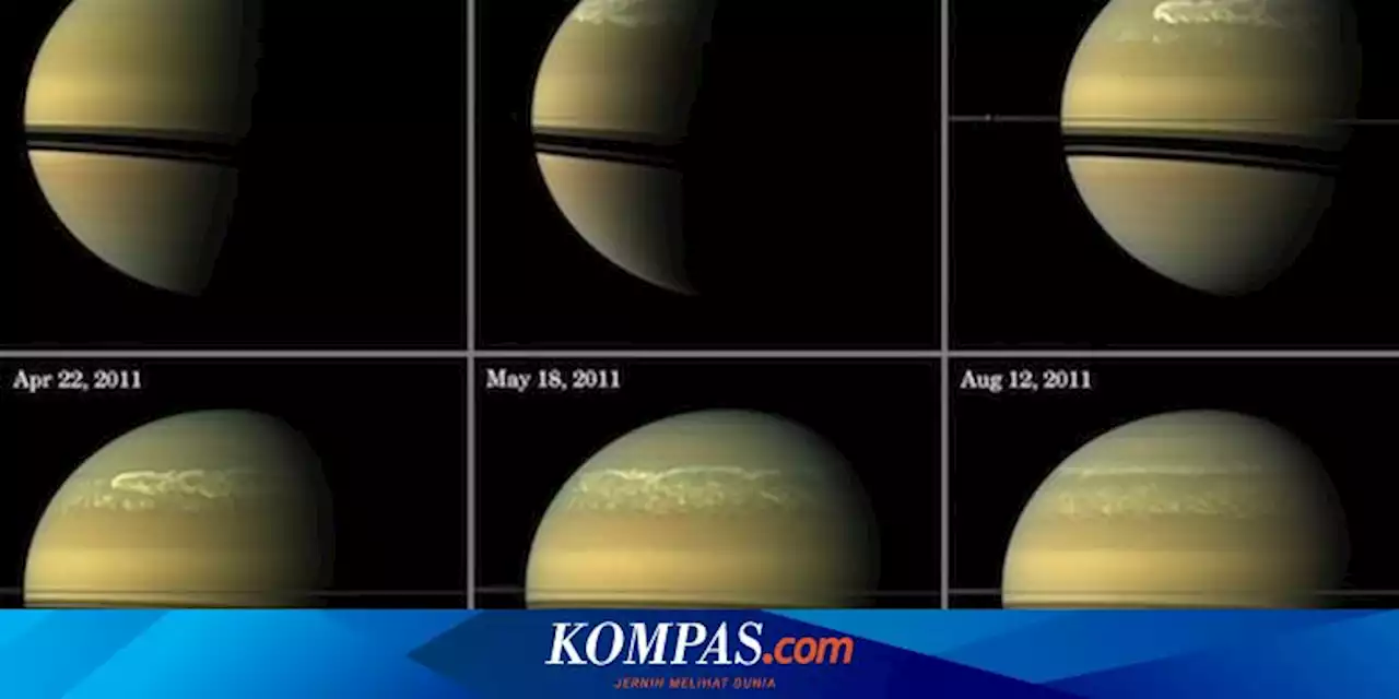 Studi Ungkap Atmosfer Saturnus Menyimpan Jejak Badai Dahsyat Kuno