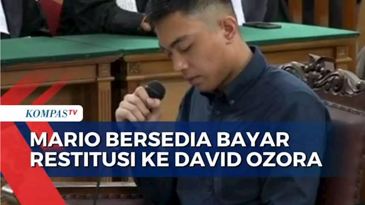 Mario Dandy Bersedia Bayar Restitusi ke David Ozora: Saya Minta Keringanan, Belum Punya Penghasilan