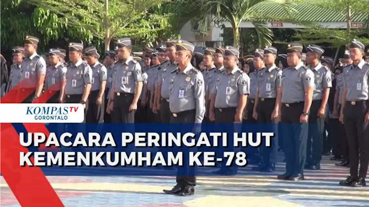 Peringati HUT Ke-78, Kanwil Kemenkumham Gorontalo Wujudkan Layanan Transparan