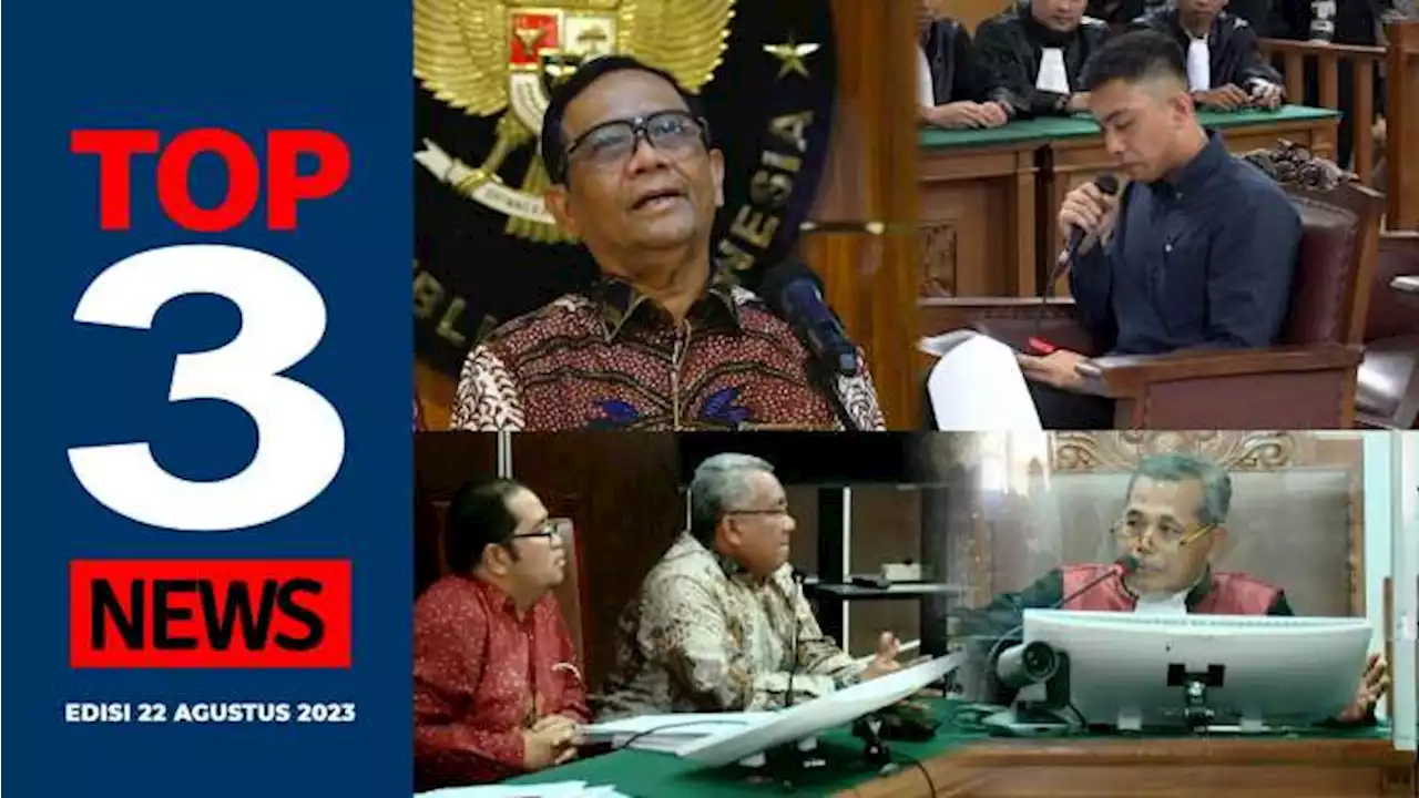 Rocky Absen Sidang Perdana, Pledoi Mario Dandy, Mahfud MD Soal KPK Bubar [TOP 3 NEWS]