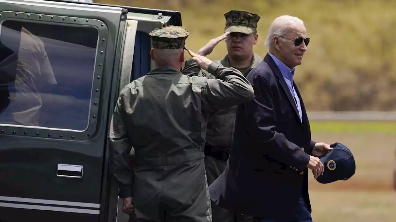 Biden says federal government will help Maui 'for as long as it takes' to recover from wildfire