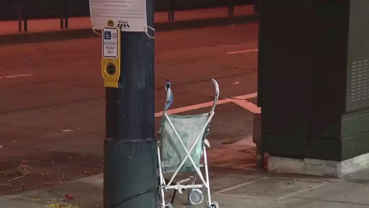 Protest for more pedestrian-family friendly intersections in San Francisco