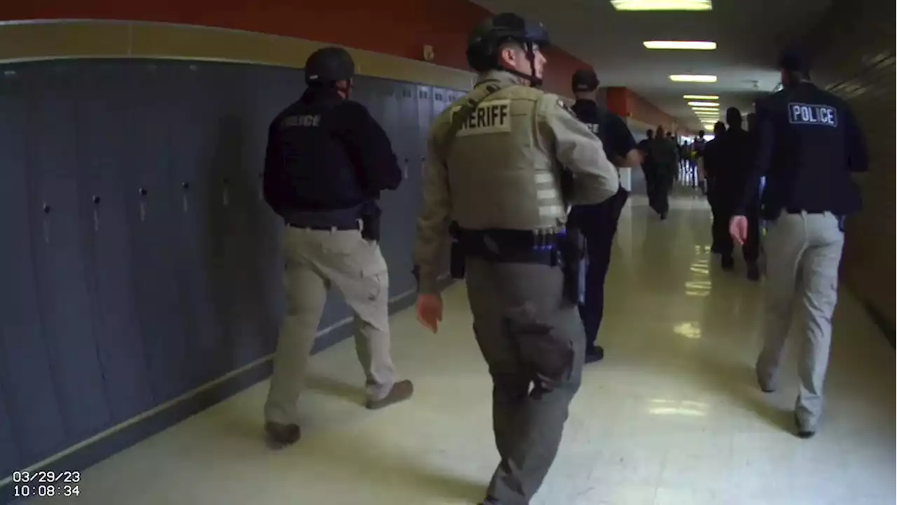 Bodycam video shows officers respond to Utah school for shooting threat, deemed hoax