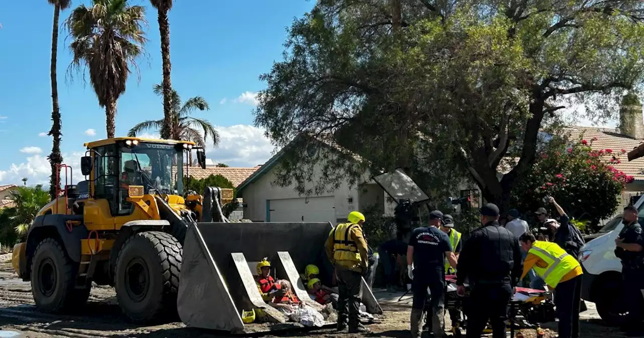 Emergency Crews Rescue 46 People In 24 Hours In Mud-Bound Cathedral City