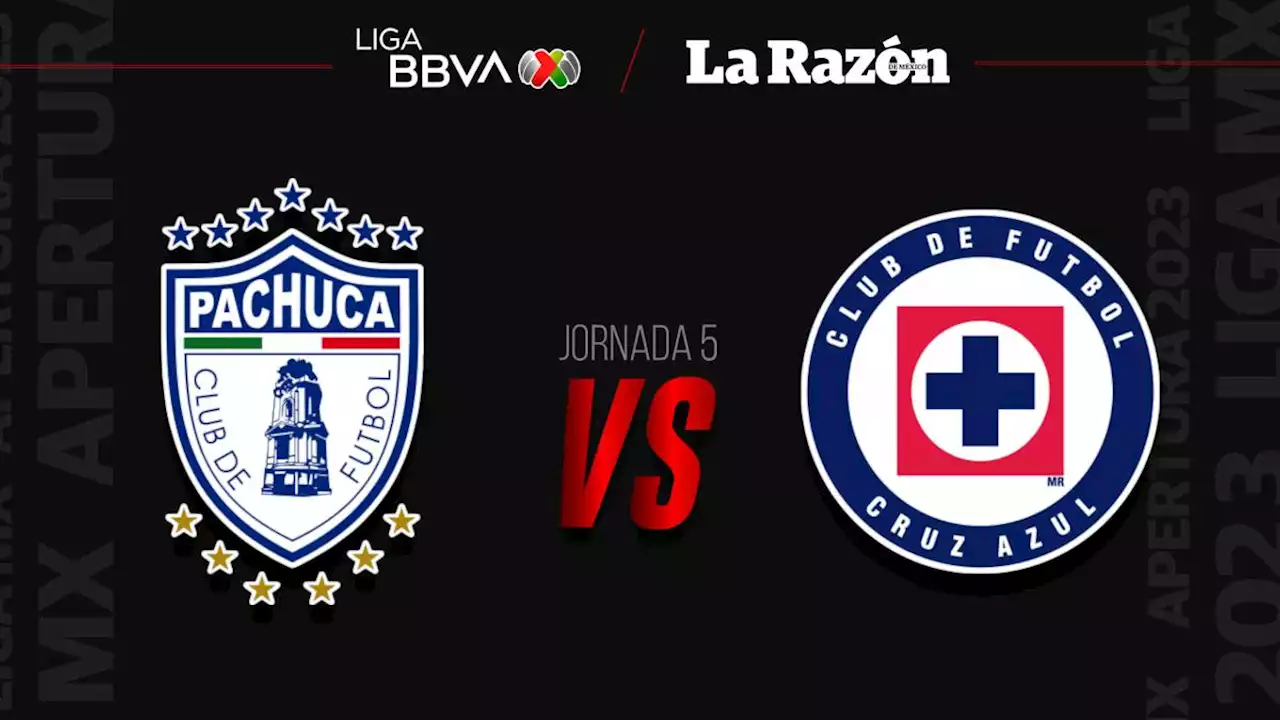 Pachuca vs Cruz Azul: Hora y en qué canal pasan EN VIVO el juego de la Jornada 5 del Apertura 2023 de la Liga MX