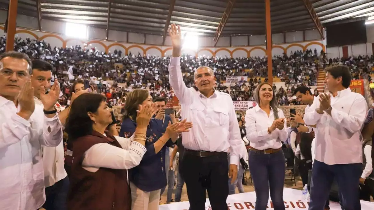 Así fue la segunda visita de Adán Augusto por Hidalgo