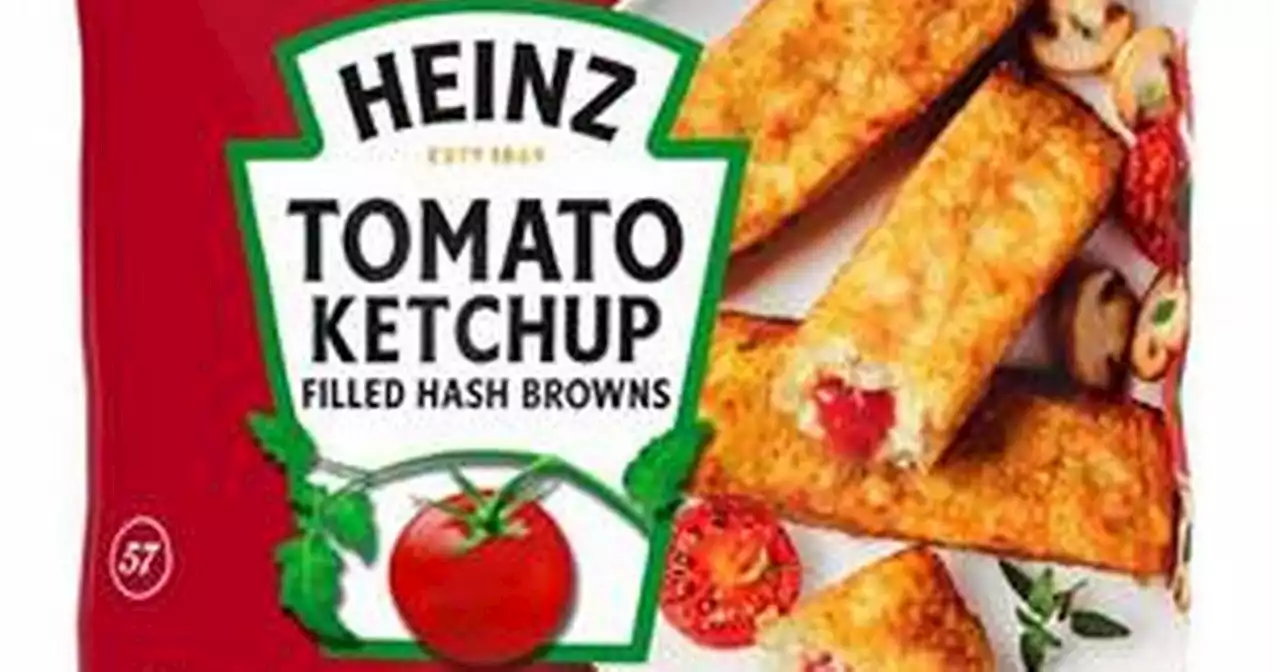 Heinz are selling new tomato ketchup-filled hash browns at Iceland