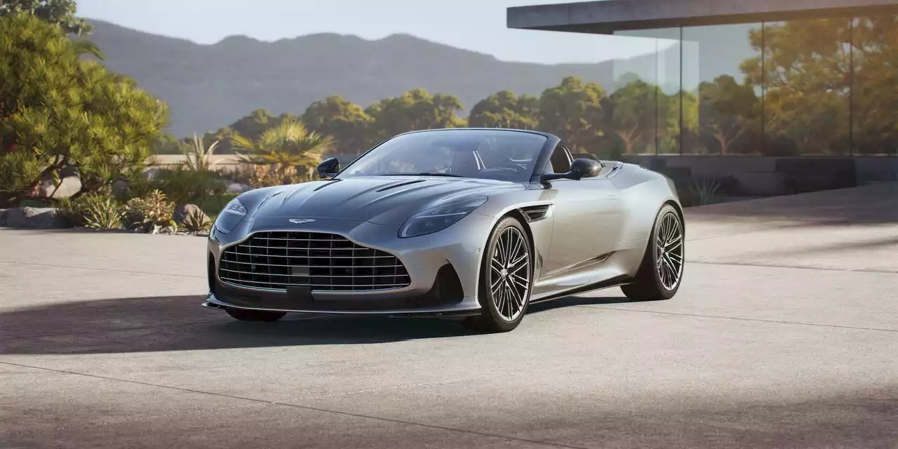 Check out the new Aston Martin DB12 Volante drop-top