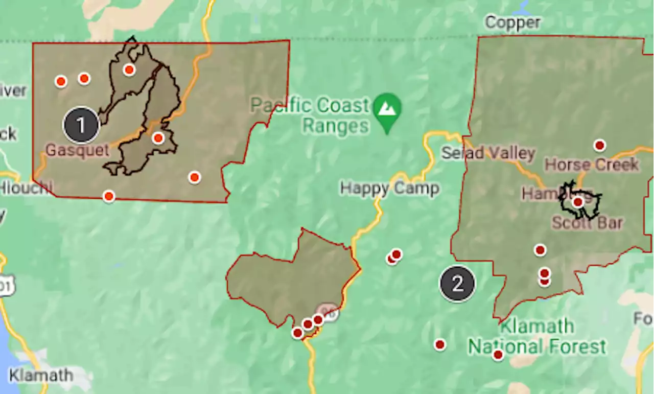 Map of Northern California wildfires: What to know about the evacuations, outages, smoke