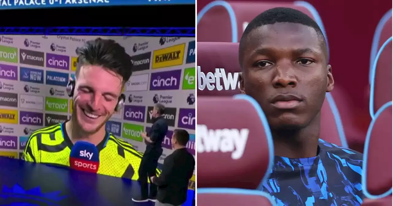 Arsenal star Declan Rice makes joke about Moises Caicedo's Chelsea transfer fee