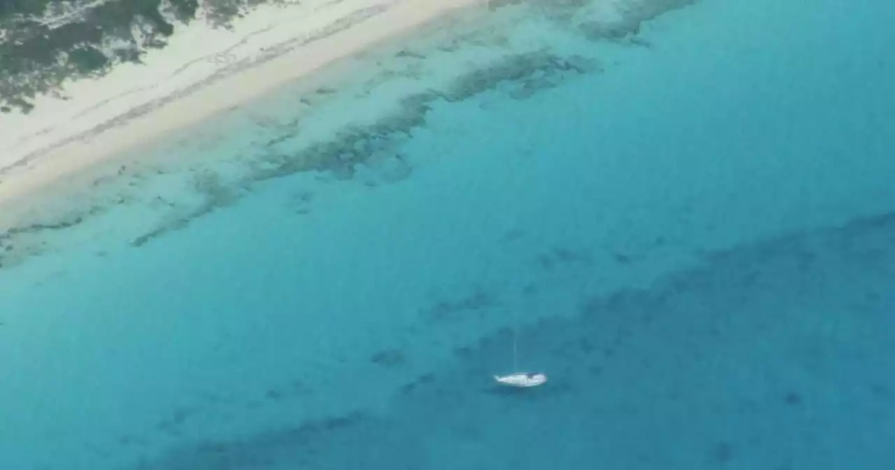 Man rescued after being stranded on desert island for three days