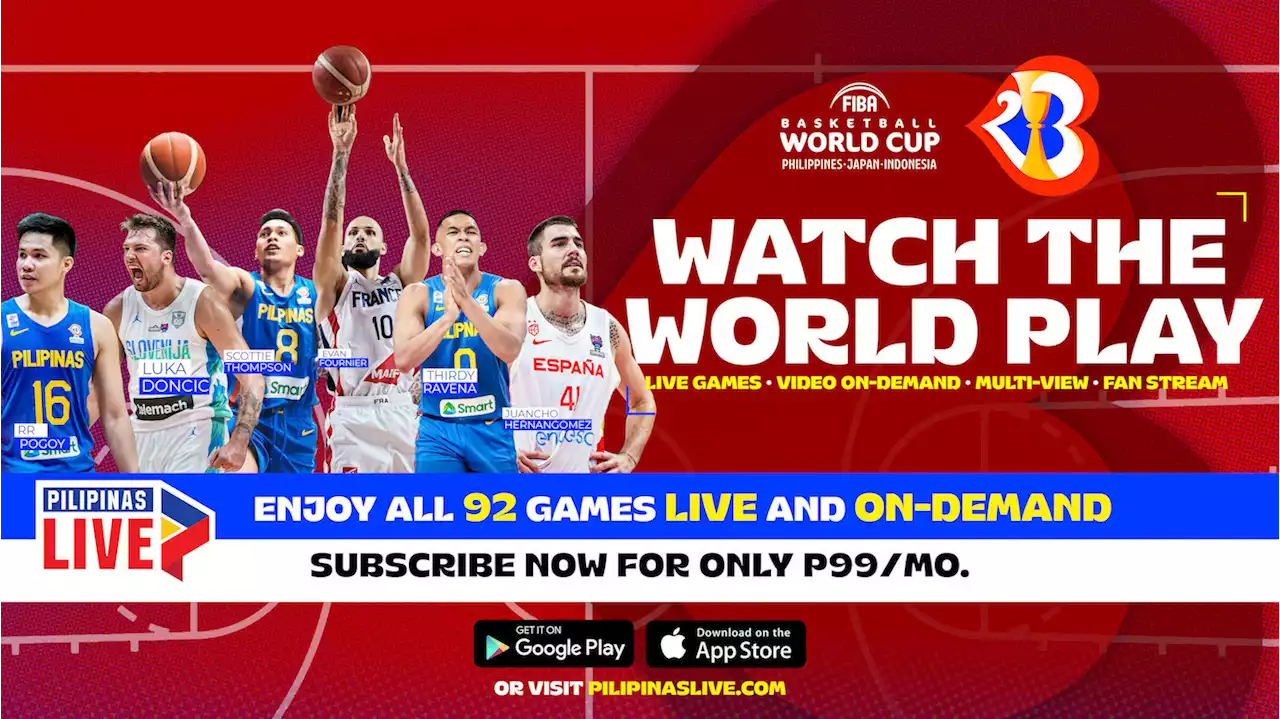 Experience FIBA Basketball World Cup spectacle with Pilipinas Live