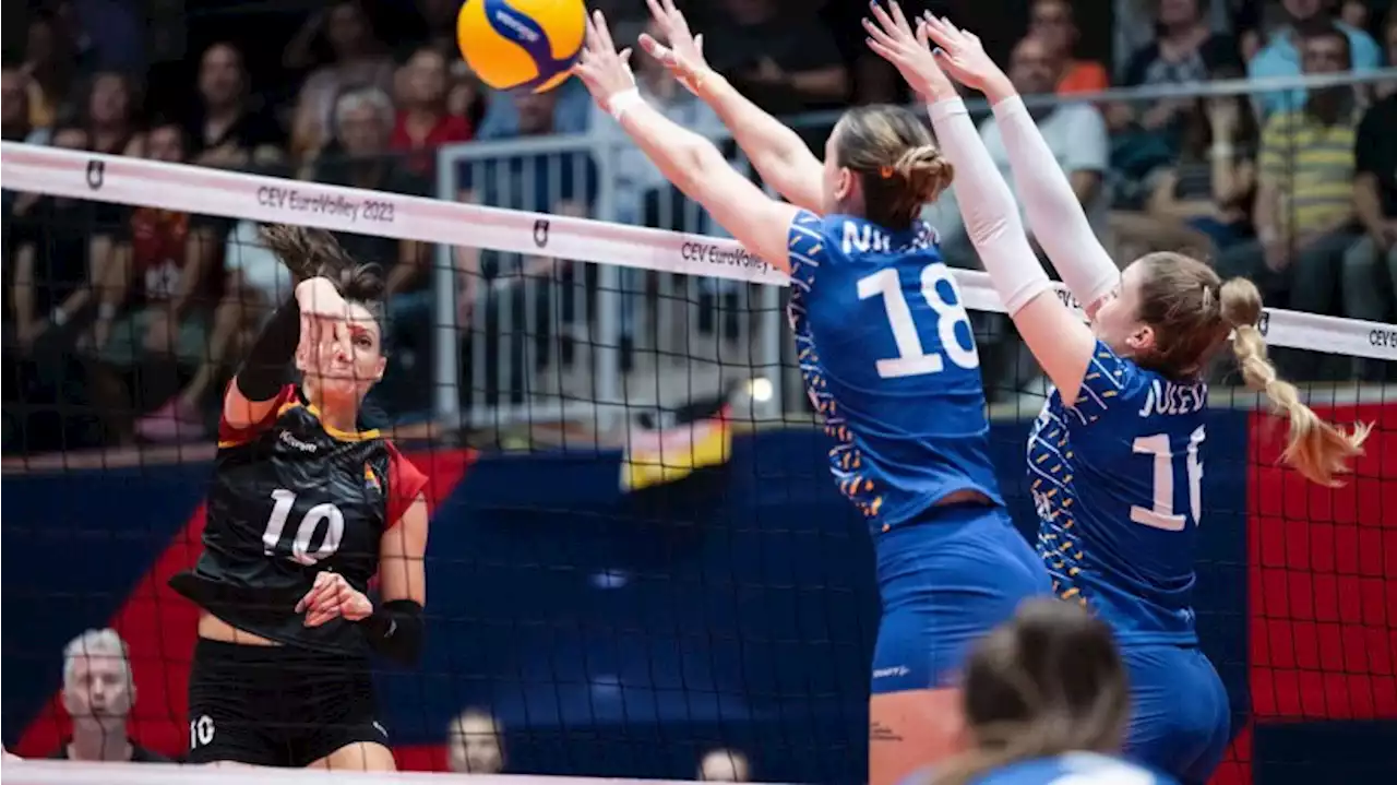 Volleyballerinnen müssen erste EM-Niederlage schnell abhaken