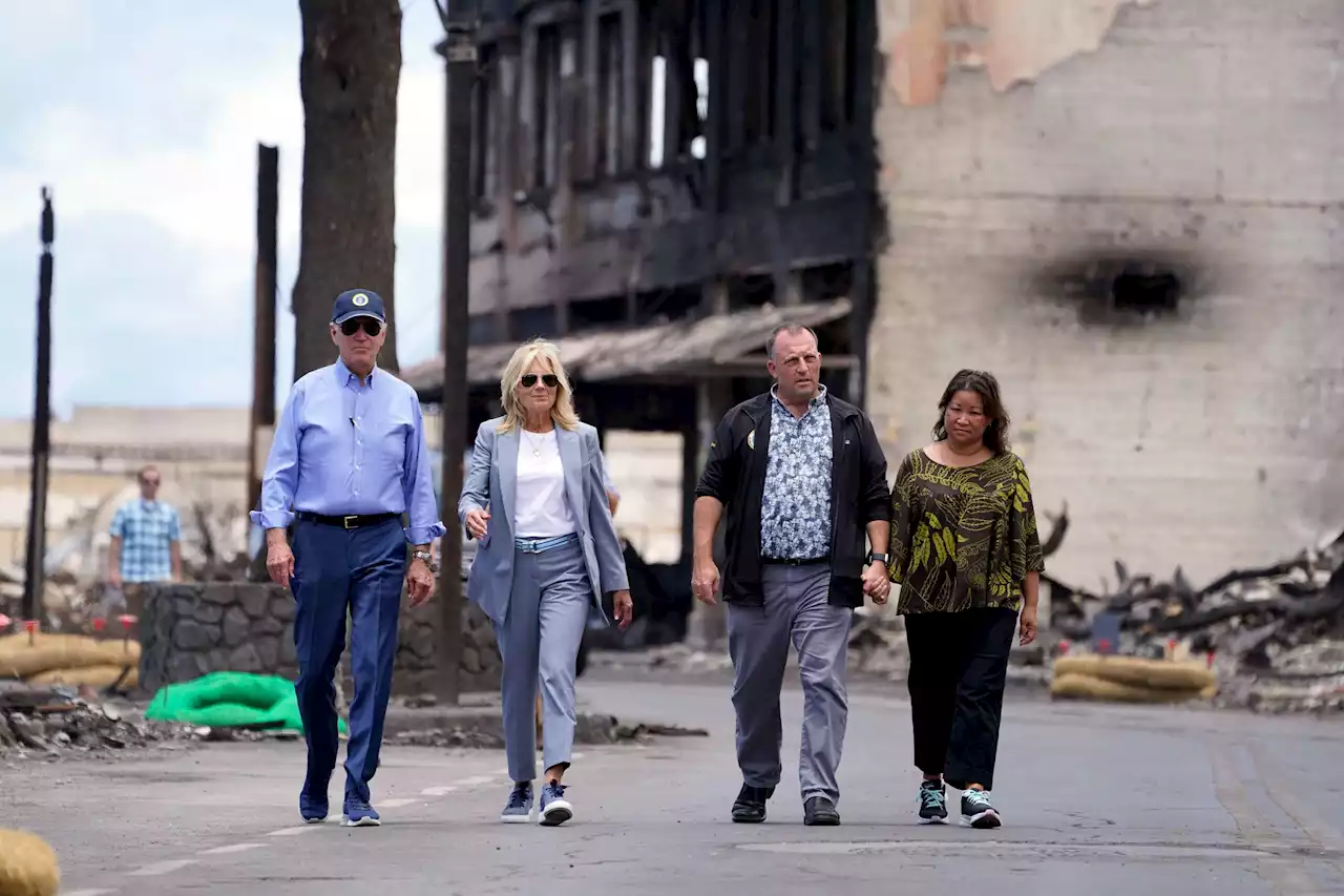 Biden besucht nach Feuerkatastrophe die Insel Maui