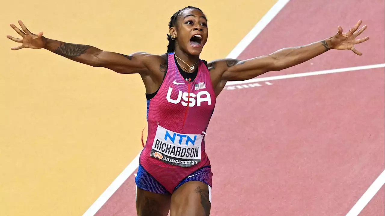 American Sha'Carri Richardson caps comeback by winning 100-meter world title