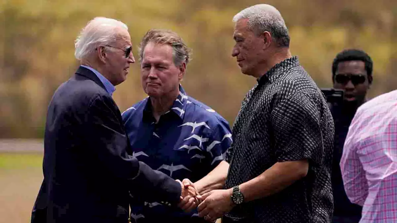 Biden sees devastation wrought by Hawaii wildfire during visit to Lahaina