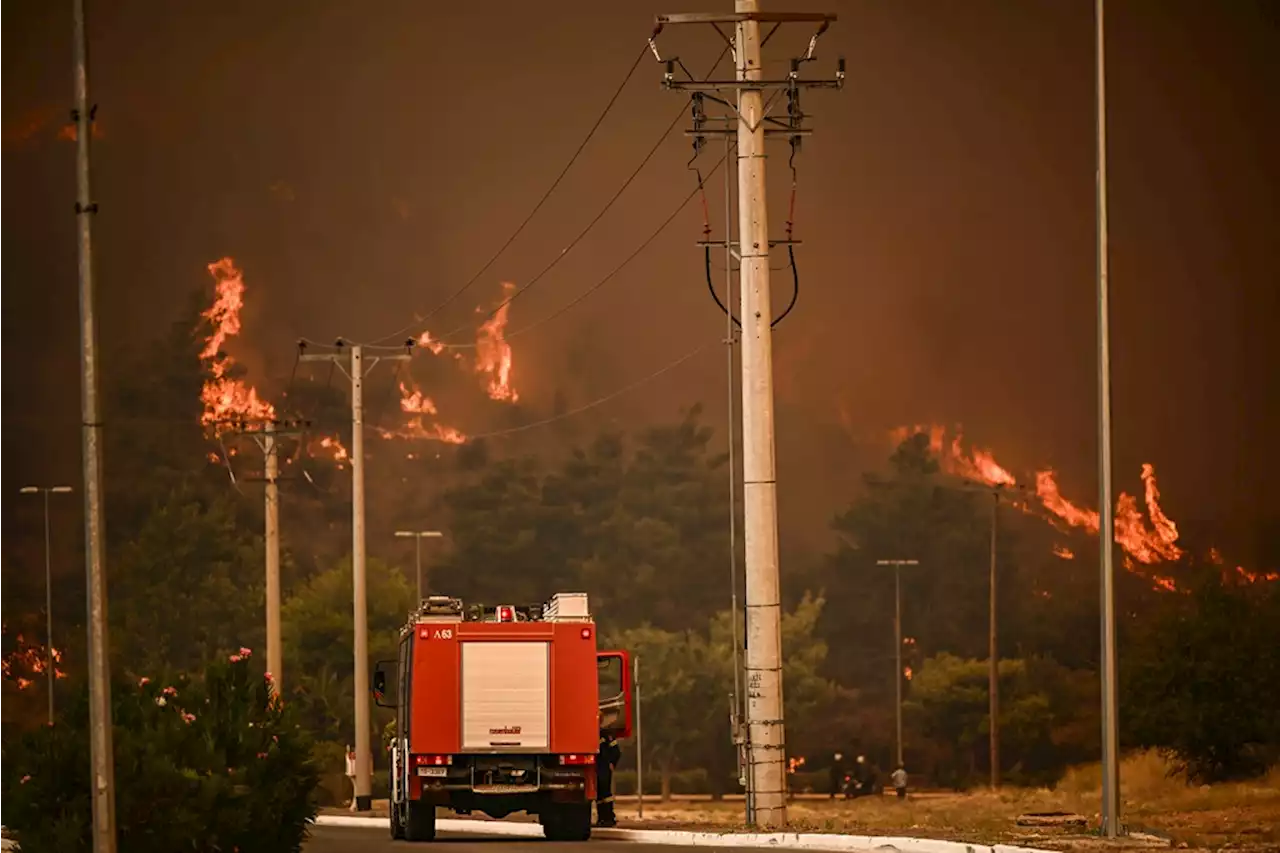 | Rescuers find 18 burned bodies as wildfires spread in Greece